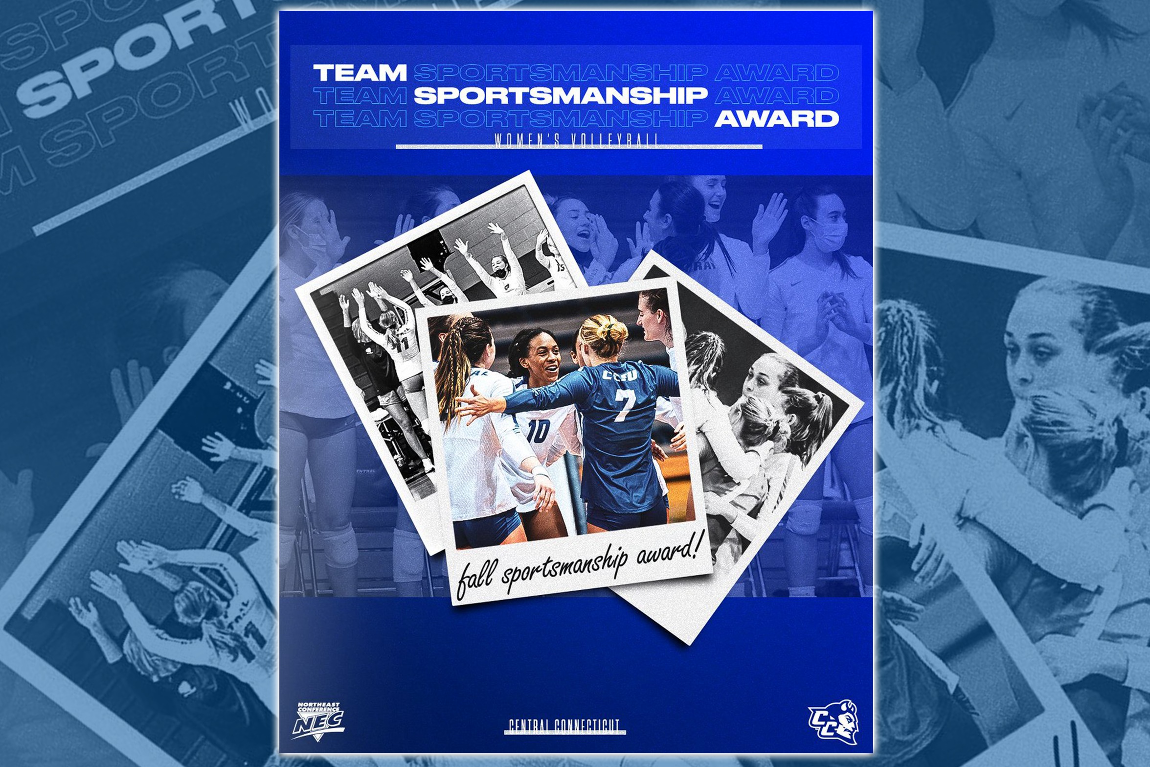 Volleyball Earns NEC Team Sportsmanship Award
