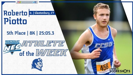 Piotto Named NEC Athlete of the Week