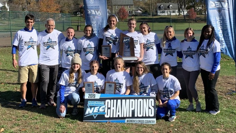 Women's Cross Country Wins Second Straight NEC Title