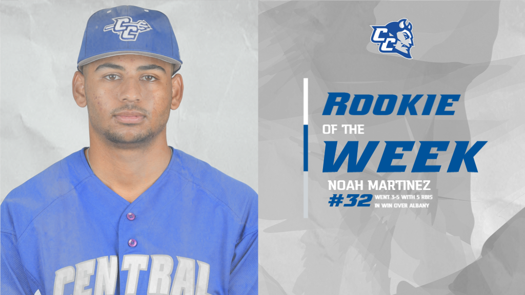 Martinez Earns NEC Rookie of the Week