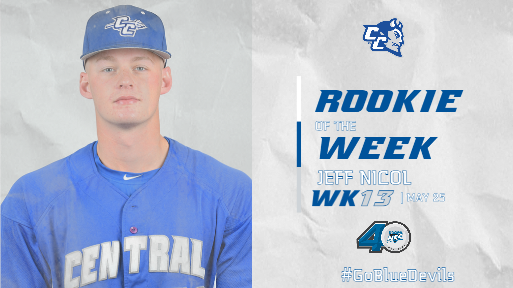 Nicol Earns Weekly NEC Baseball Recognition