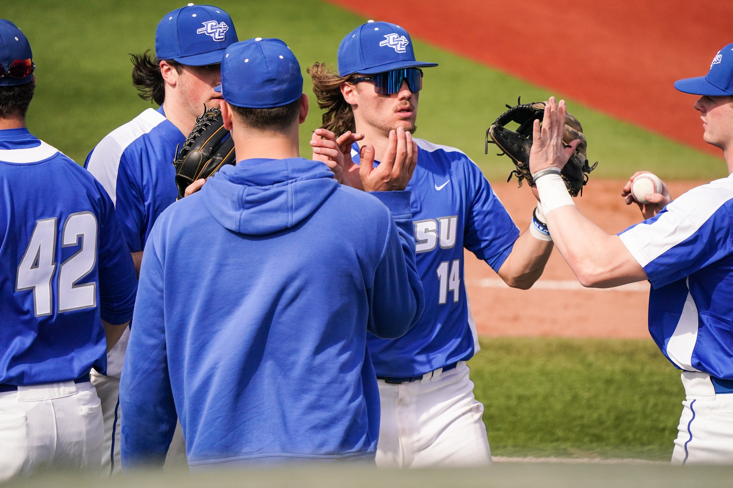 Baseball Holds Off UAlbany for Win in Home-Opener