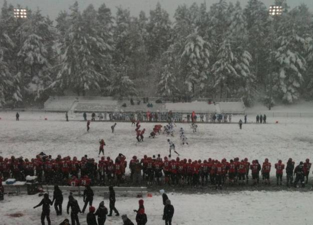 Football Falls in Snowy Loretto to SFPA