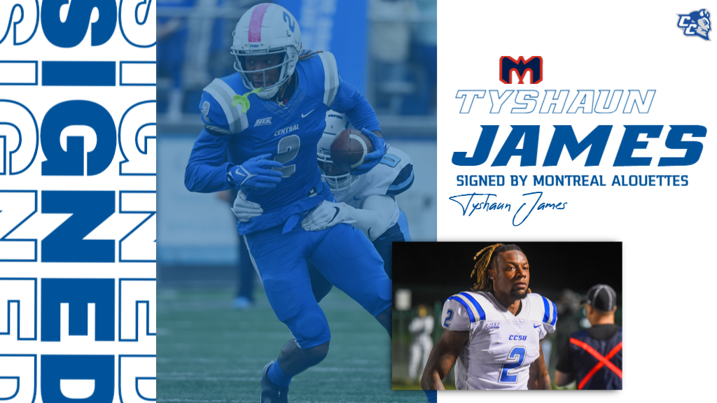 Tyshaun James. the Blue Devils all-time leader in touchdown receptions, signed with the Montreal Alouettes of the CFL. (Photos: Steve McLaughlin)