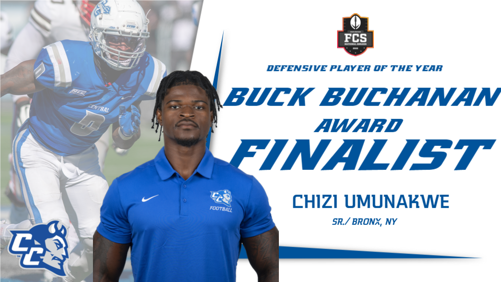 Chizi Umunakwe posted a NEC leading 94 tackles during the 2022 season and was named a finalist for the Buck Buchanan Award, presented annually to the FCS Defensive Player of the Year.