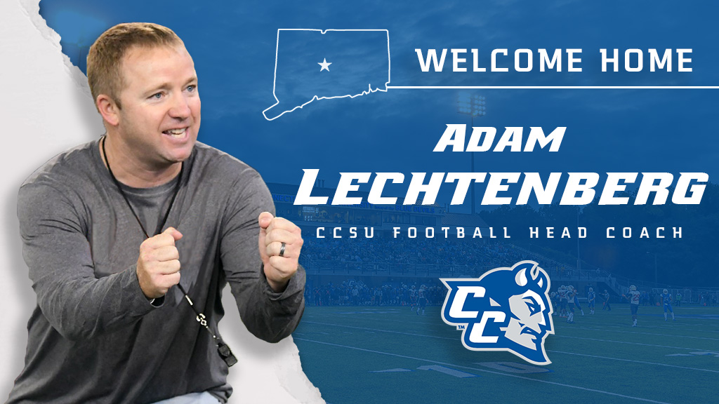 Adam Lechtenberg was named CCSU football coach on January 11, 2023, becoming the 15th coach in program history.