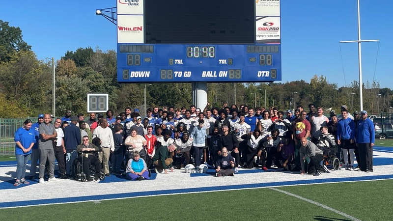 The CCSU football team hosted the Beautiful Lives Project following practice on Thursday, October 14, 2023.