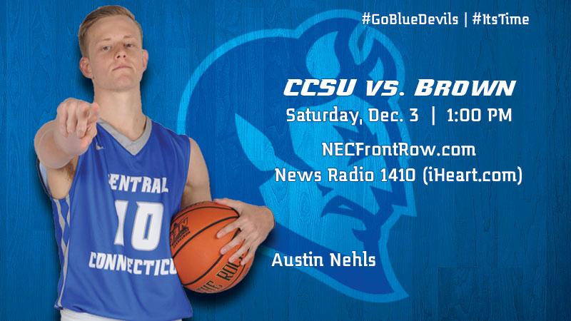 Men's Basketball Hosts Brown in Final Non-Conference Home Game Saturday