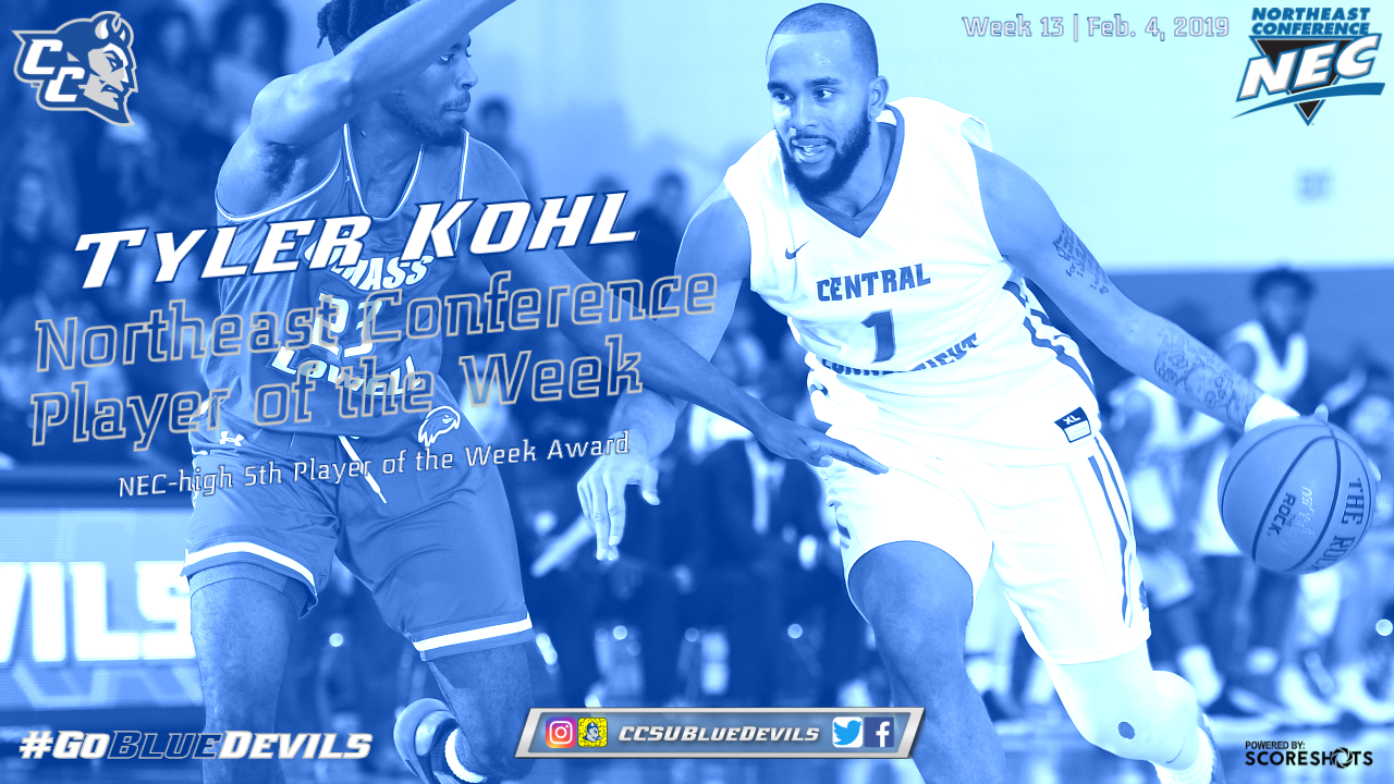 Kohl Collects Northeast Conference Basketball Weekly Honor
