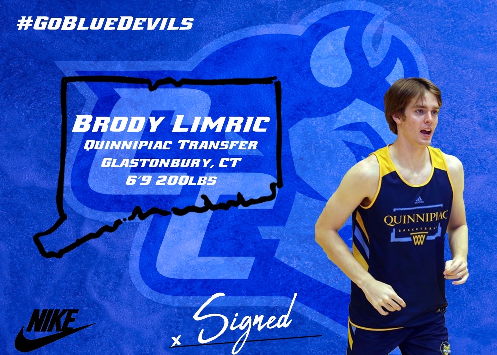 Men's Basketball Announces Addition of Brody Limric