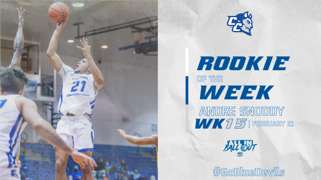 Snoddy Claims Sixth NEC Rookie of the Week Nod