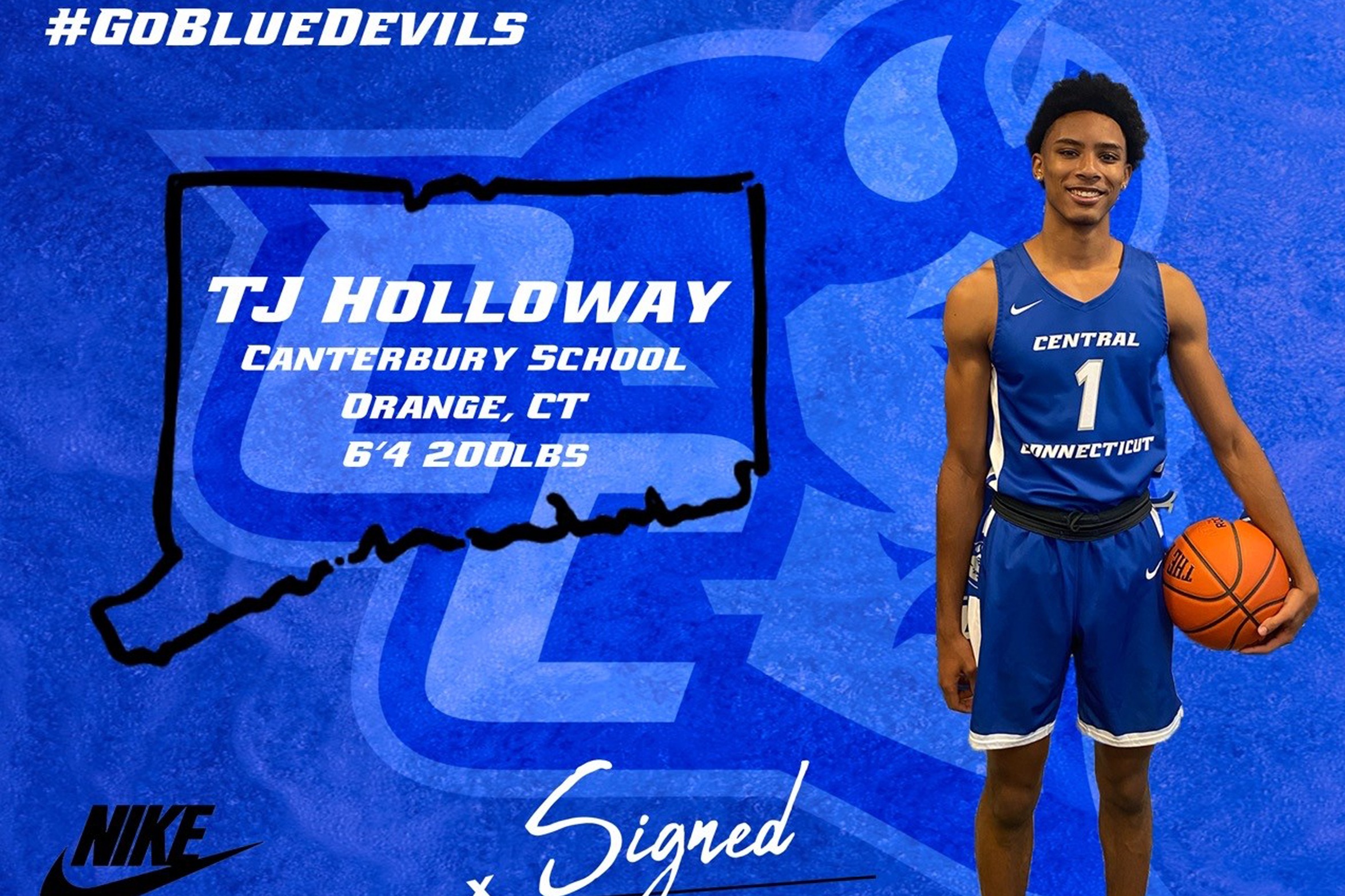Men's Basketball Announces Signing of TJ Holloway