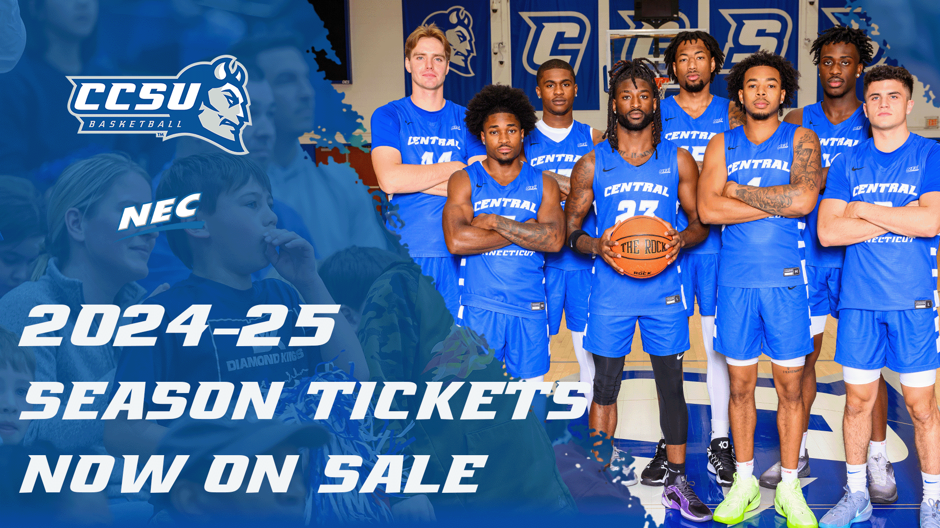 CCSU men's basketball season tickets are now on sale for the 2024-25 season. (photos: Steve McLaughlin)