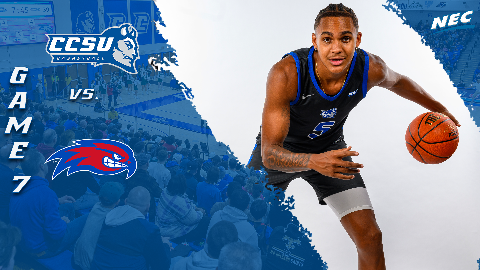 Men's Basketball Hosts UMass Lowell for Newington Day on Sunday