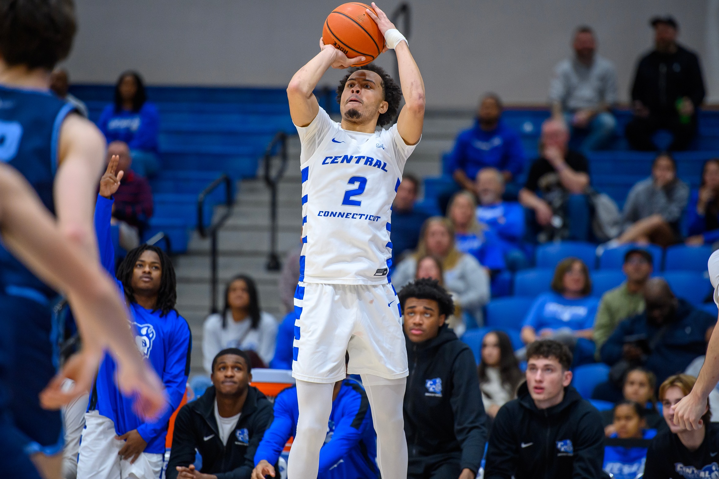 Devin Haid had 20 points and seven rebounds against LIU (Steve McLaughlin Photography)