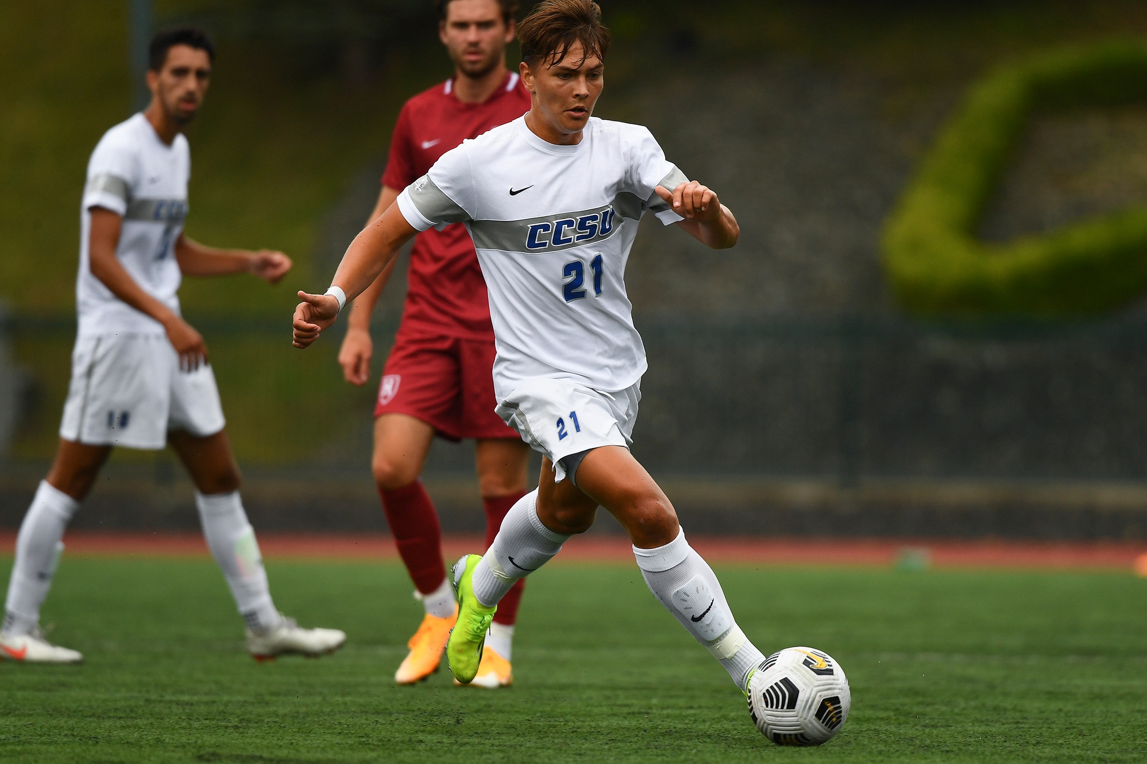 Men's Soccer Rally Comes Up Short to Quinnipiac on Saturday