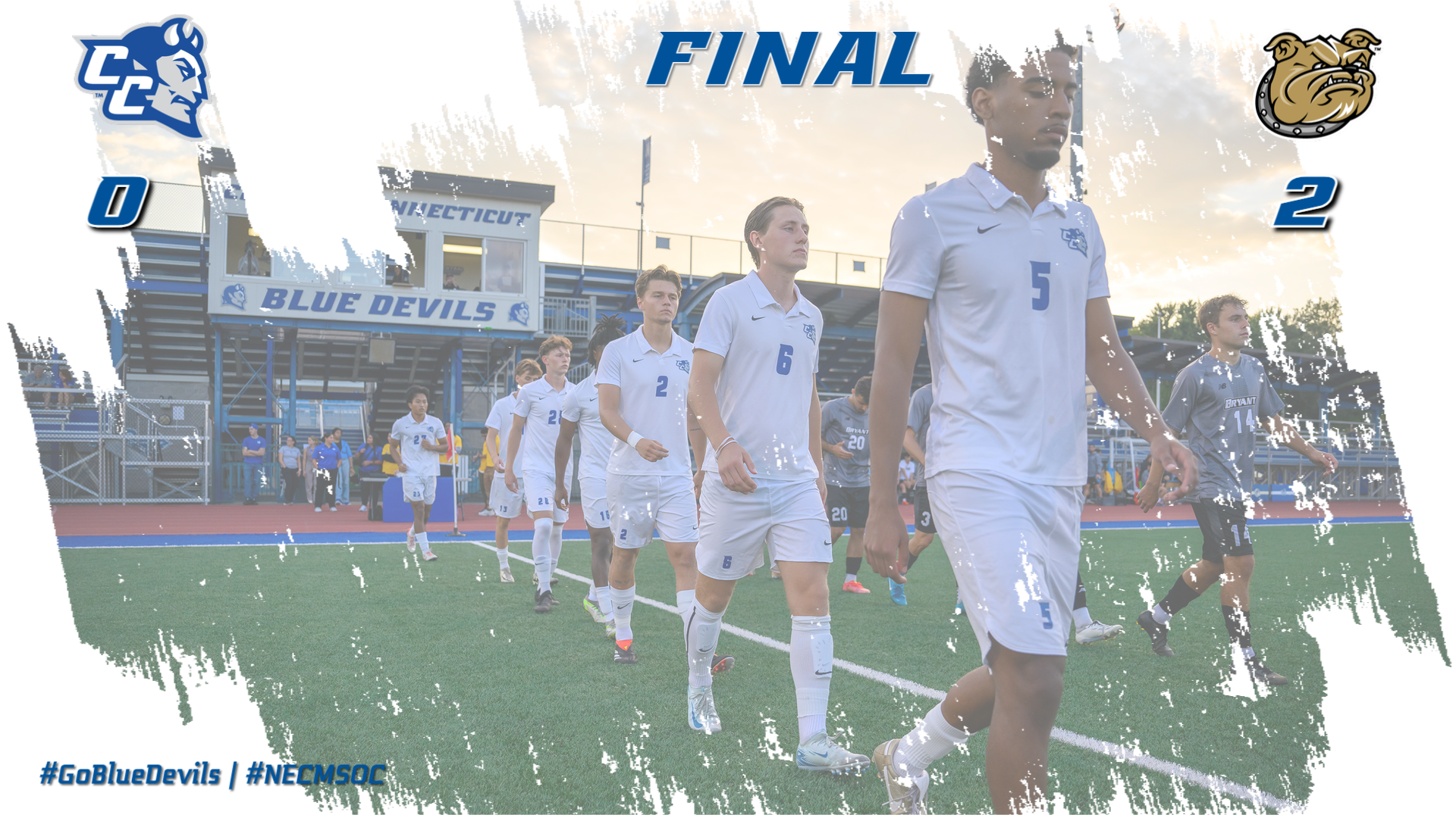 Men's Soccer Drops Home-Opener to Bryant on Thursday