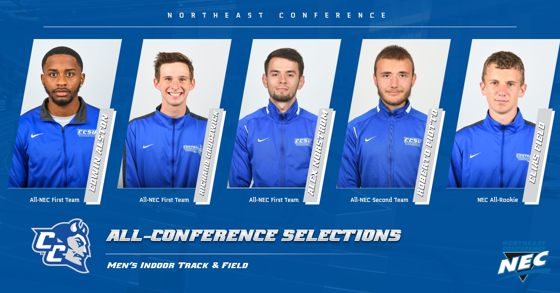 Five Blue Devils Earn All-NEC Indoor Track Honors