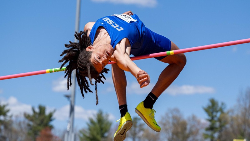 Men's Track and Field Earns Three Top Three Finishes at Day One of NEC Championships