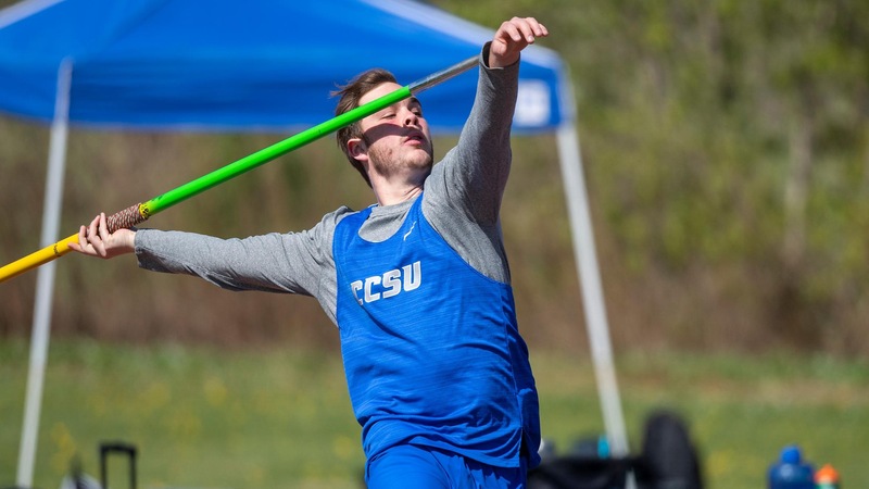 CCSU Men Take First Place at the Bryant University Throws Competition
