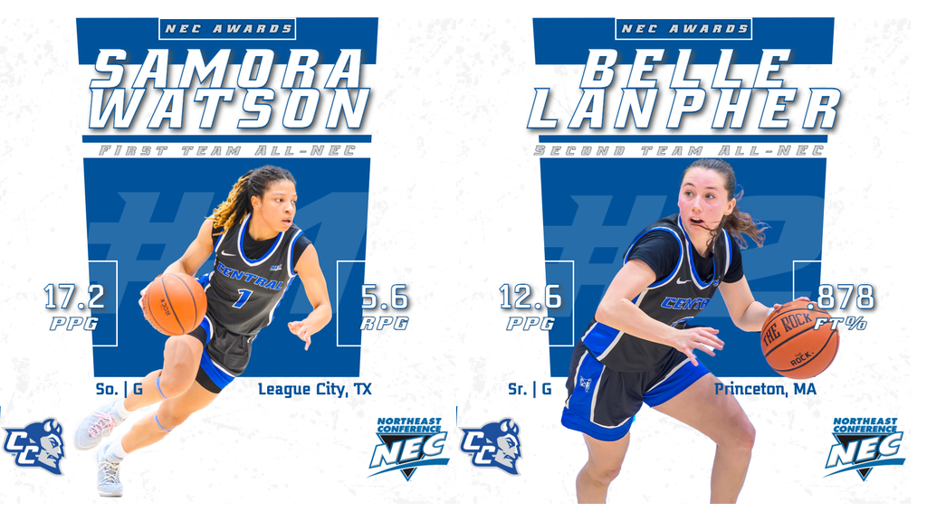 Watson and Lanpher Named To NEC All-Conference Teams