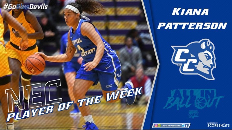 Patterson Named NEC Women's Basketball Player of the Week