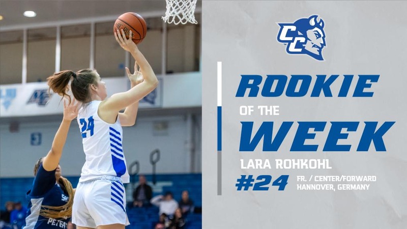 Rohkohl Takes Home Rookie of the Week for the Second Time This Season