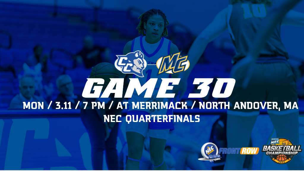 Blue Devils Travel to Merrimack for an NEC Quarterfinal Matchup Monday Night