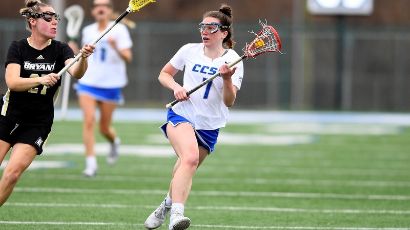 Women's Lacrosse Drops NEC Matchup to Bryant