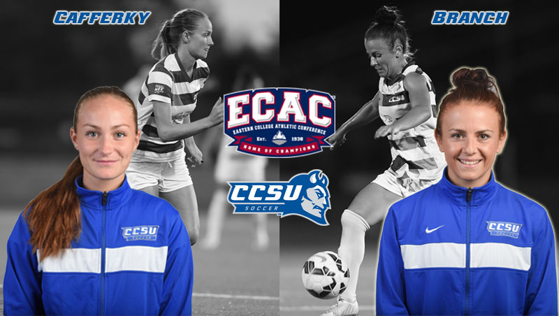 Branch, Cafferky Collect All-ECAC Honors