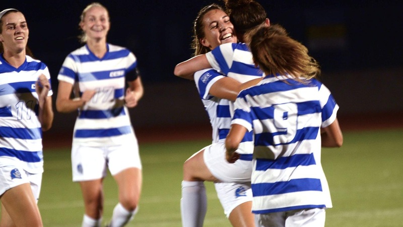 Two Second Half Goals Spark Women's Soccer Past Vermont