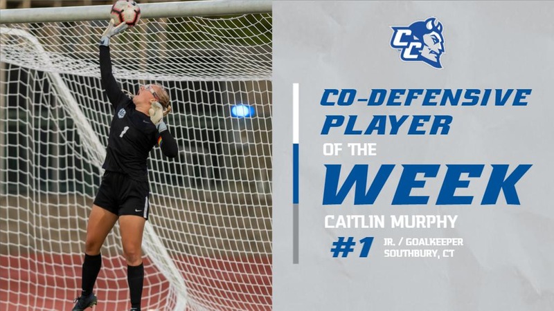 Murphy Named Co-Defensive Player of the Week