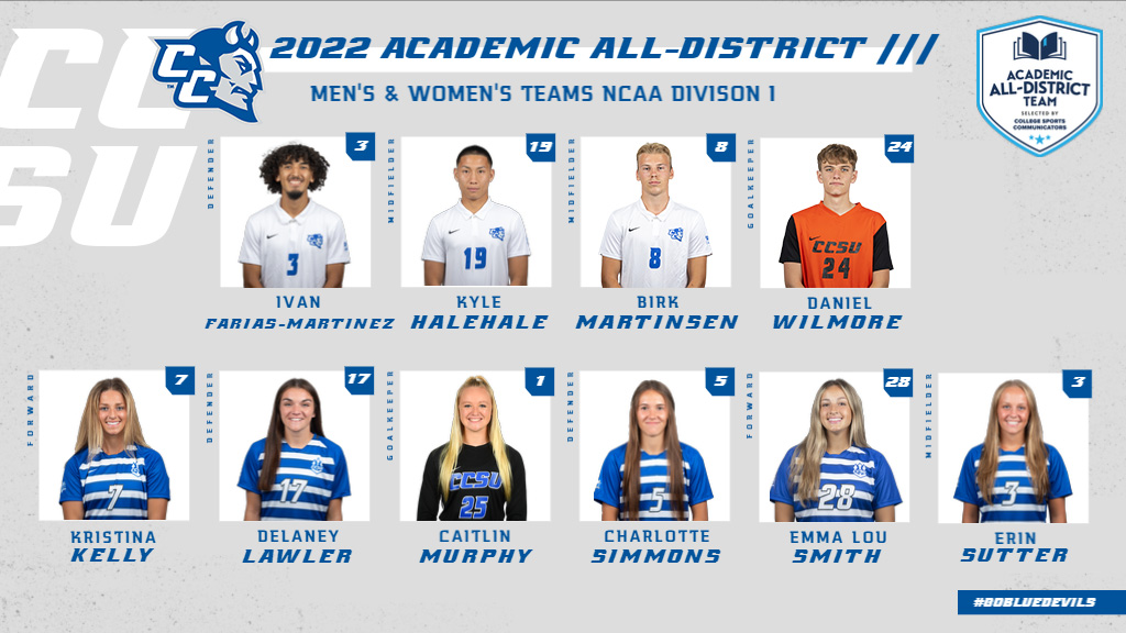Soccer Academic All-District Teams Announced
