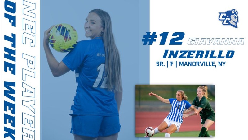 Giavanna Inzerillo Named NEC Women’s Soccer Co Player of the Week