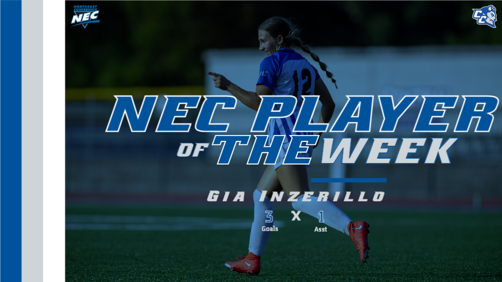 Inzerillo (again) Named NEC Women’s Soccer Player of the Week