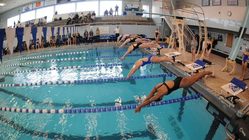 Swimming and Diving Competes at UConn vs. Huskies and St. Bonaventure