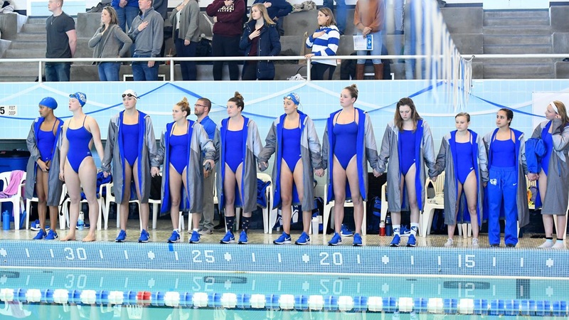 Blue Devils Post Second and Third Place Relay Finishes on Day One of NECs