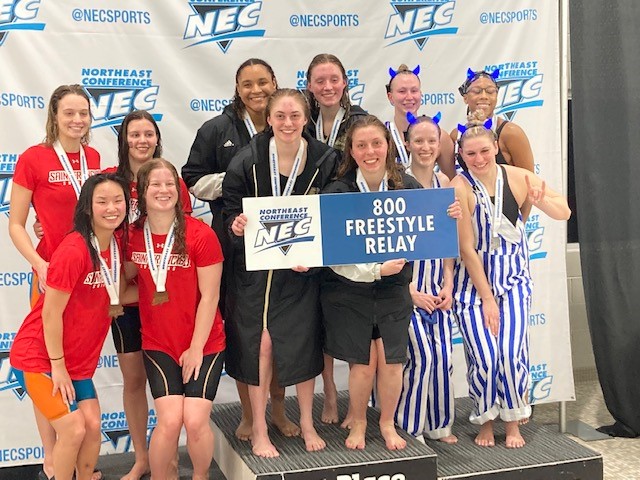 Blue Devils Capture Silver on Opening Night of NEC Swimming and Diving Championships