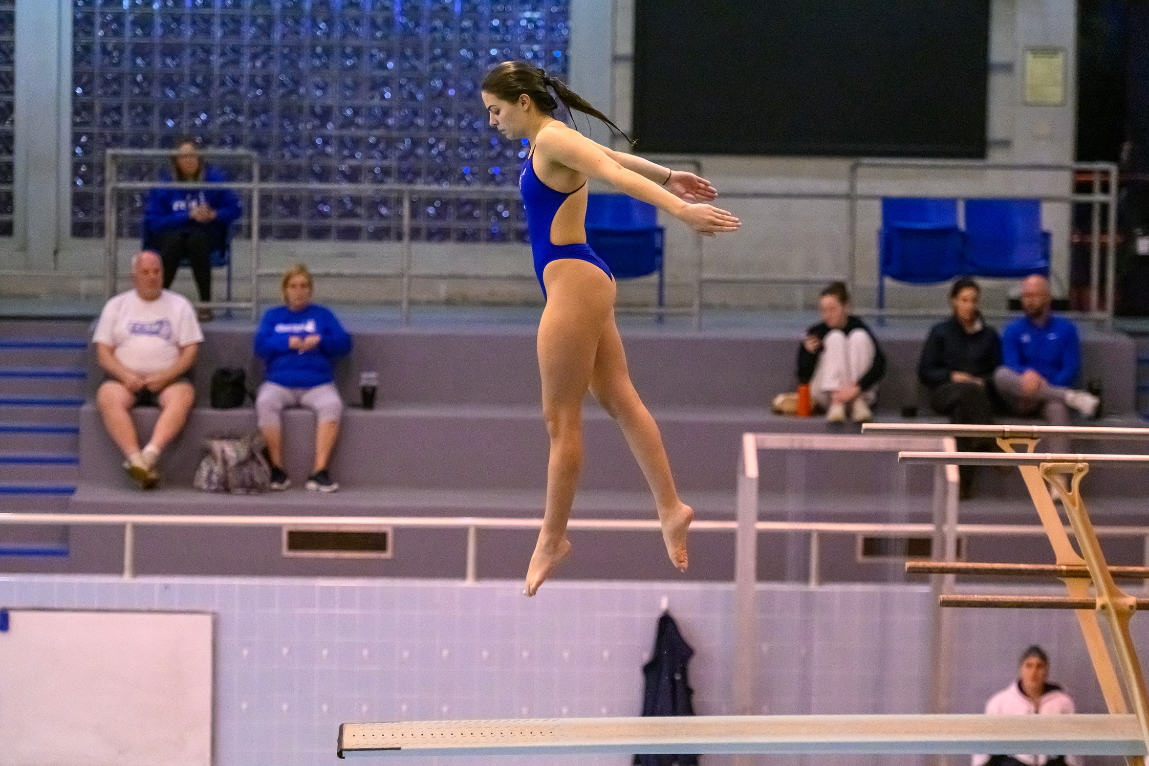 Kaitlyn Carroll took second on the 3-meter board at the Pace Diving Invitational on Sunday. (Photo: Steve McLaughlin)