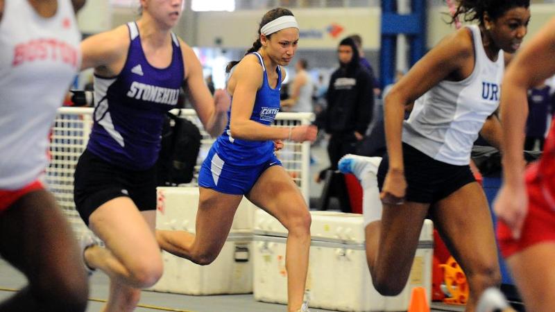 Women's T&F Sends Five to Finals Sunday