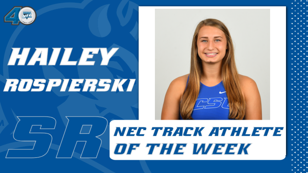 Hailey Rospierski Named NEC Women's Track Athlete of the Week