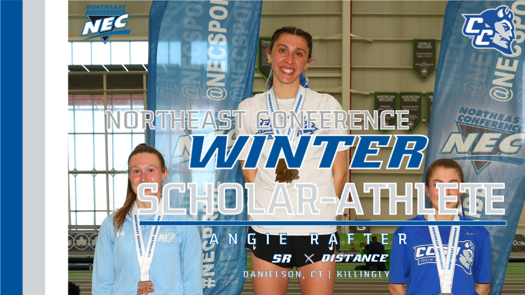 Rafter Named NEC Winter Scholar-Athlete Winner; Academic Honor Roll Announced