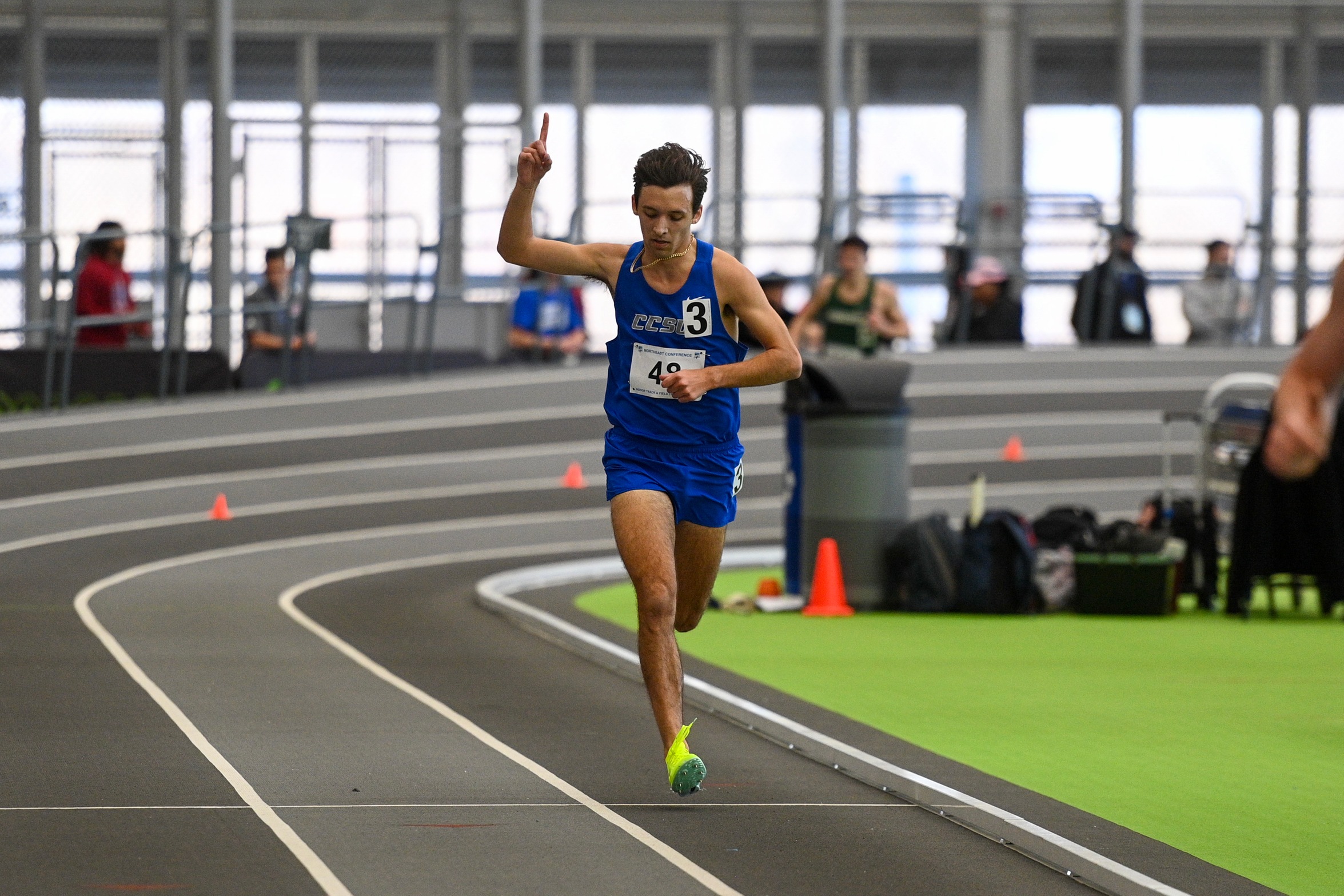 Whittaker Earns Gold, Yanko Earns Bronze On Day One of NEC Indoor Championship