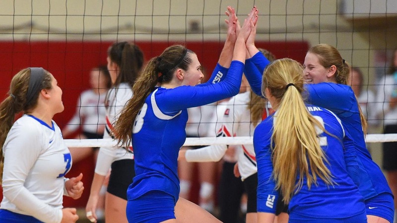 Volleyball Wins Fifth Straight, Earns Share of NEC Regular Season Crown