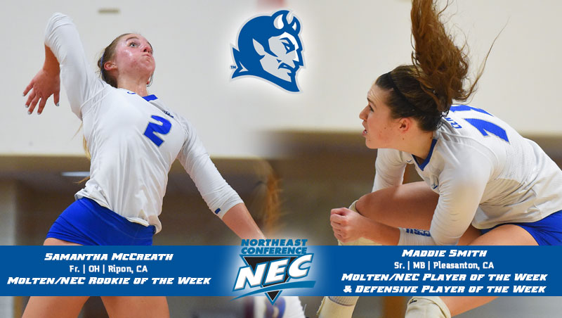 Volleyball Sweeps Northeast Conference Weekly Awards