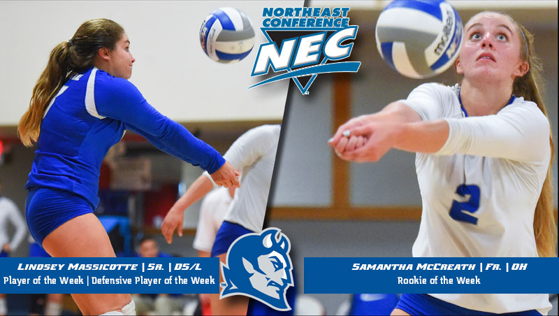 Volleyball Sweeps Molten/NEC Weekly Awards for Second Straight Week