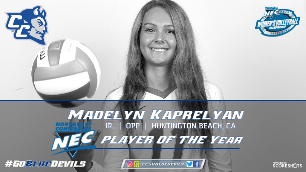Kaprelyan Named NEC Volleyball Player of the Year