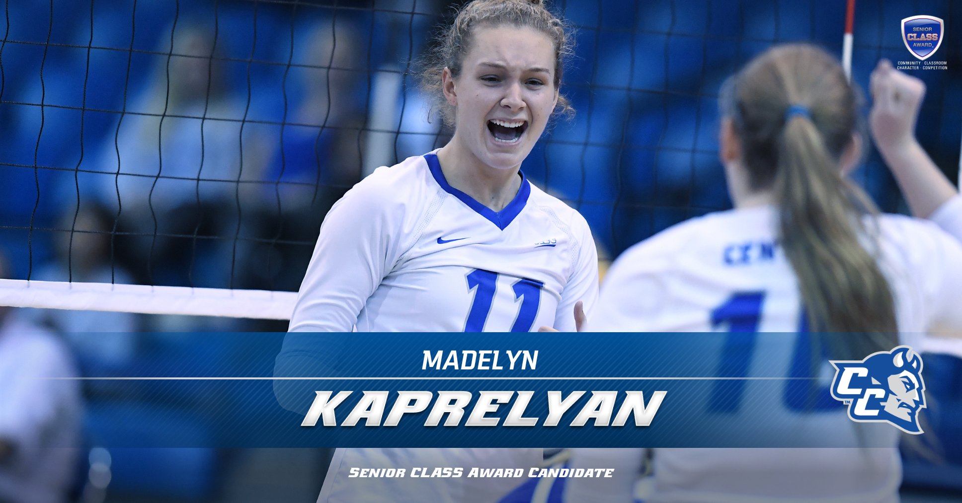 Volleyball's Kaprelyan Named Candidate for 2019 Senior CLASS Award