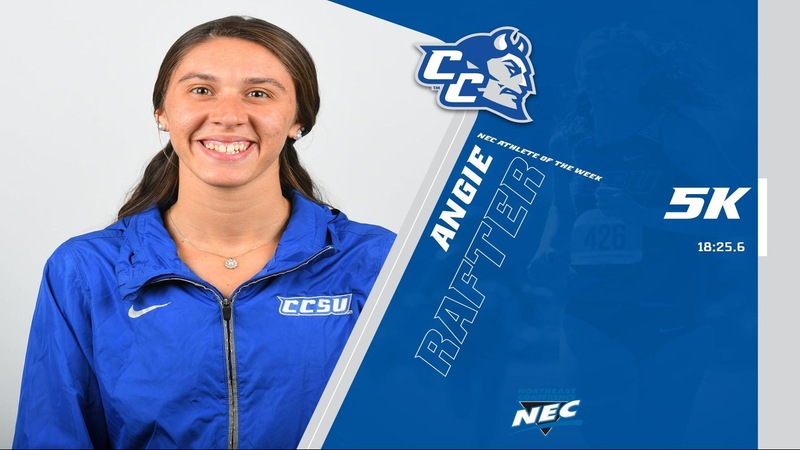 Rafter Earns Second NEC Athlete of the Week Honor