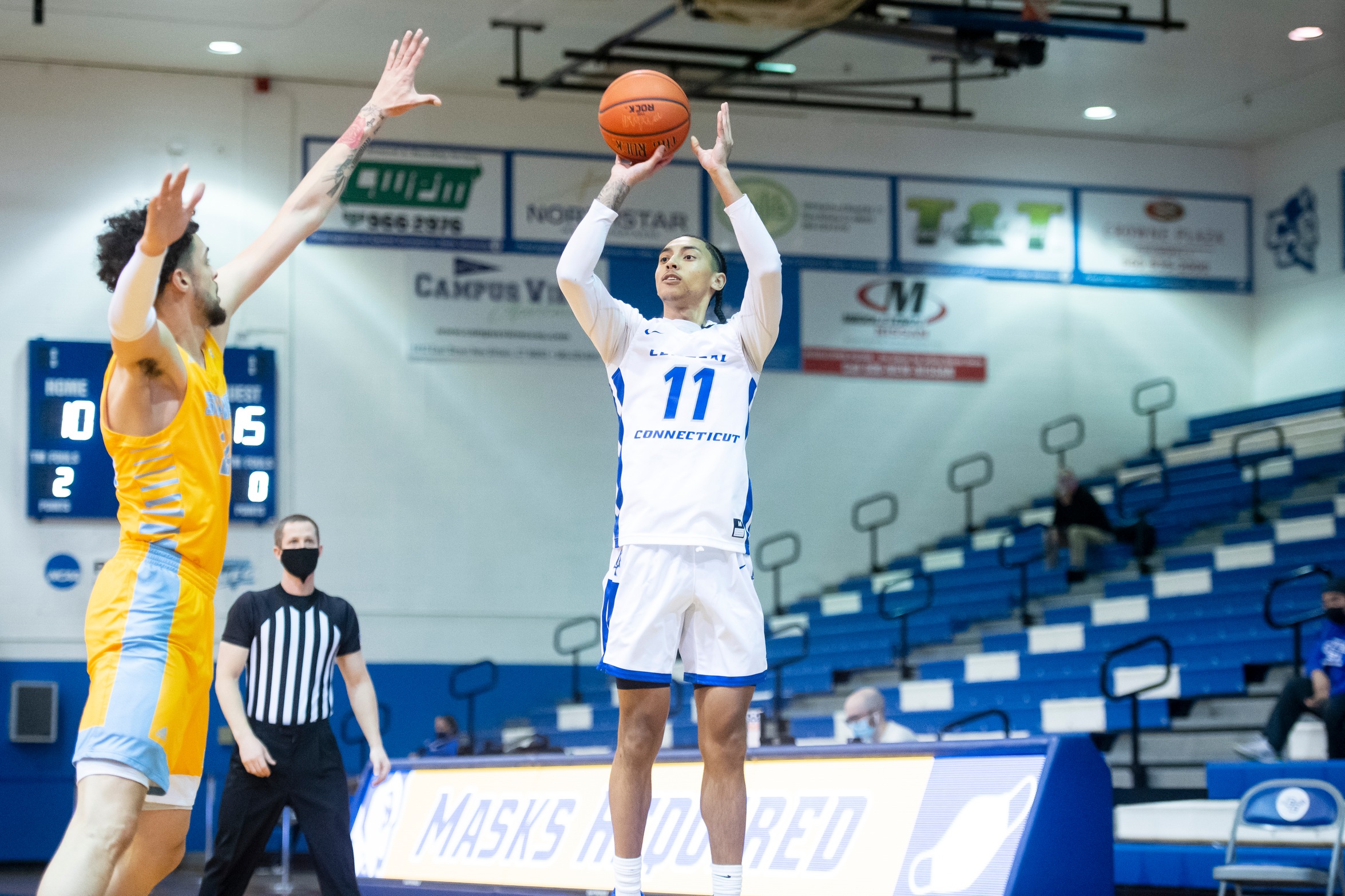 Men's Basketball Drops Regular Season Finale to Mount St. Mary's on Saturday